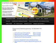 Tablet Screenshot of energieausweis-to-go.de